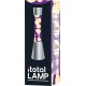 I-TOTAL® Lavalampe 30 cm Basis Silver Flüssigkeit Violett Weiß - BOIJFW3H