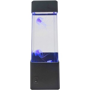 NHJYKJ Lava Lampe USB Batteriebetriebener Quallenwassertankaquarium LED Lampenfarbe wechseln Bett for häusliche Schlafzimmer Dekoration Kindergeschenke Emitting Color : C Size : 1 - BFVDUN6A