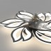 65cm Deckenventilator mit Beleuchtung Leise Moderne Led Lampe mit Ventilator und Fernbedienung Wintermodus DC Motor Dimmbar Deckenlampe mit Ventilator Blume für Schlafzimmer Wohnzimmer Küche,Schwarz - BUYCQ496