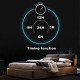 Deckenleuchte mit Ventilator leise weiß Deckenventilator mit Beleuchtung App und Fernbedienung; 60 W 6000 lm dimmbar LED für Wohn- Schlaf- und Esszimmer 6-Gang Timer - BKHIYK6E