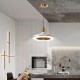 Leise E27 Deckenventilator mit Beleuchtung und fernbedienung Dimmbar 30W LED Küche Deckenlampe mit Ventilator Timer Schlafzimmer Esstisch Pendelleuchte Höhenverstellbar Gold - BXCYUBMK