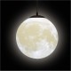 3D Drucken Mond Pendelleuchten Decken Kreativ Universum Planet Mond Deckenleuchte Nachtlampe Mondlampe Decke Deckenlampe Mond für Restaurant Bar Wohnzimmer Kinderzimmer Schlafzimmer 25cm - BRAOYQKB