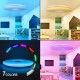 CHYSONGOODS 28W Φ30cm Deckenlampe  Alexa Google Home Kompatibel Mit Musik Bluetooth Lautsprecher Deckenleuchte LED Farbwechsel Dimmbar Sternenhimmel Für Badezimmer kinderzimmer - BVRLGEAB