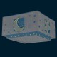 Deckenleuchte für Kinder Moonlight Mond und Sterne Blau Deckenlampe Kinderzimmer - BZIVI8W5