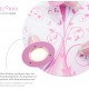 Elobra Deckenlampe Phantasie Kinderzimmer Wandlampe Kinderlampe Schmetterling Lampe Rondell mit 3 schwenkbaren Spots Rosa Mädchen mit E14 Fassung - BFBPZHQ4