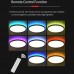 Modern LED Deckenlampe RGB Dimmbar mit Fernbedienung 24W Deckenleuchte Panel mit Farbwechsel Runden Lampe 7 Farbwechsel für Wohnzimmer Schlafzimmer Kinderzimmer Badezimmer - BLKFJEDW