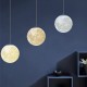 Pendelleuchte Mond 3D Drucken Mond Deckenleuchte Industrielle Deco Planeten Lampe Mondlampe Decke Leuchte Höhenverstellbar für Kinderzimmer Restaurant Schlafzimmer Wohnzimmer 25cm - BFFDAJN5