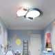 WANG-LIGHT Dimmbar Kinderzimmer LED Deckenleuchte Mit Fernbedienung Junge Und Mädchenschlafzimmer Deckenlampe Moderne Kreative Ballon Cartoon Zimmer Deckenleuchten,Blue pink,60.5cm 23.8in - BTFJF3W8