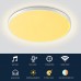 YISUN Alexa Smart LED Deckenleuchte 28W WiFi Deckenlampe RGB Dimmbare mit Fernbedienung und App Musik Sync Farbwechsel Licht 3000K-6500K Kompatibel Alexa Google Home für Schlafzimmer Wohnzimmer Bad - BHDHUJJ4