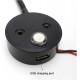 LED-Leselampe for Wohnmobile Boote mit USB-Ladegerät und Touch-Control-Schalter for LKW Wohnmobil Yachten Kabine Bett oder Sitz Einfache Installation Dartscheibe Licht  Color : Black 6000K  - BXYFX5M6