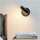 LED-Wandlichtprojekt führte Innenwandlampen ohne Schalter mit Schalter Dimmen for Hauptbettschlafzimmer-Wanddekorkunst Einfache Installation Dartscheibe Licht Color : Warm White Size : Copper with - BSLXB71Q