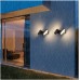 PcBbGa Wandleuchte Industrielampen Doppelkopf-Drehbare Wasserdichte Außenwandleuchten Aluminium-Außenleuchten Led-Garten-Balkon-Terrassen-Wandleuchten Licht - BYEXT2JQ