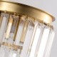 PcBbGa Wandleuchte,Kristallwandleuchten Luxuriöse Atmosphäre Stil Ganglampe Korridorlampe Licht Luxus Alle Kupfer Dekorative Wandlampe Warm White L20Cm H23Cm - BCAYEKD1