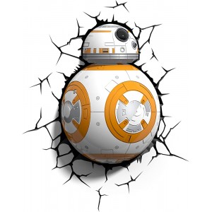 Star Wars BB-8 3D LED Wandlicht Deko Lampe Wandsticker - BMOTXKW6