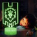 LED-Tischlampen für World of Warcraft Pferd Geschenke für Mädchen 7 Farben automatischer Touch-Schalter Schreibtischdekoration Lampen Geburtstagsgeschenk hübsches cooles Spielzeug - BCEEI782
