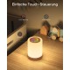 Nachttischlampe Nachttischlampe Touch Dimmbar mit 10 Farben LED Tischlampe Batteriebetrieben mit Timing Funktion Nachtlicht Kinder Stilllicht Kabellos Farbwechsel für Babyzimmer Schlafzimmer - BESXLQ75