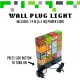 Paladone Minecraft Block Building Light 16 umlagerbare Lichtblöcke und Grundgesteinsbasis bauen Sie Ihr eigenes Level - BKRSMN4V