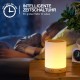 ZOVHYYA Nachttischlampe Tischlampe LED Nachtlicht 360 ​​Grad Touch Dimmbar 11 Farben und 4 Modi Schreibtischlampe mit Timerfunktion USB wiederaufladbar für Schlafzimmer Kinderzimmer und Wohnzimmer - BHMOJ9BE