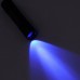 Blacklight Flashlights UV-Taschenlampe Tragbares Mini-UV-Licht 365 Nm Batteriebetriebenes Energiesparendes UV-Taschenlampenlicht mit Schwarzem Spiegel Zur Identifizierung von Katzenmoosen - BNVKA62K