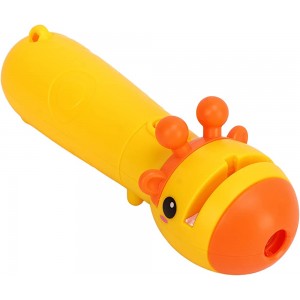 Dia-Projektor-Taschenlampe gelbes Reh lebendige Farben ungiftig Taschenlampen-Projektor regt die Neugier an einfach zu verwenden ABS für Kinder zum Schlafengehen - BNFFD976