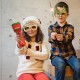 Gesuter 2 Stück Weihnachts Taschen Lampen Projektor Weihnachts Diaprojektor Taschenlampe Mit 24 Bildern Taschen Lampen Projektions Lampe Lernspielzeug Für Frühes Lernen Mit Weihnachts Mustern - BENLLMWE