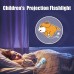 Peegsan Taschenlampenprojektor für Kinder im Alter von 4–8 Jahren,Cartoon Taschenlampe Projektor Projektor-Taschenlampe für Kinder mit 5 Bildrollen Projektions-Taschenlampe mit Tiermotiven - BMKGEB5V