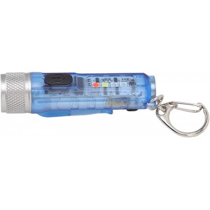 Schlüsselanhänger LED-Taschenlampe Schlüsselanhänger Mini-Taschenlampe USB-Lademagnetfuß für den AußenbereichBlau - BUJBYBAM