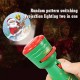 Weihnachten Leuchtende Taschenlampe-Projektorlampe2 in 1 Projektor und Taschenlampe,Weihnachts Beamerlampen 24 Weihnachts Muster Szenen Projektorlampe,Kinder Projektor Taschenlampe Spielzeuge grün - BJAGSVK9