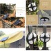 HUIJ Solar-Sonnenschirmleuchten,Gartenleuchten im Freien,wasserdichte LED-Straßenbeleuchtung für Zuhause,Campingbeleuchtung,für Gartenterrassenschirme,Campingzelte im Freien und den Innenbereich - BHNYYE6V