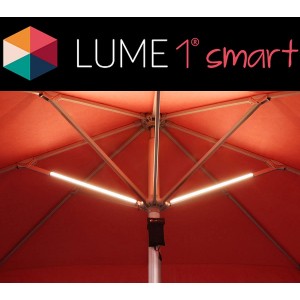 Lume1 smart 2er Set Akku Sonnenschirmbeleuchtung mit Fernbedienung - BIVRRA7H
