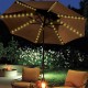 Richolyn Solar-LED-beleuchteter Terrassenschirm Wasserdichter Markt-Sonnenschutz für den Außenbereich Dekorativer Regenschirm für den Innen- und Außenbereich ideal für unterschiedliche - BDVYLQ84