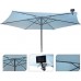 Solar Lichterkette für Sonnenschirm Sonnenschirm-Beleuchtung mit 72 LED warmweiß Dekolicht Umbrella Light indoor outdoor - BGLIG75E