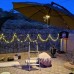 Sonnenschirm Lichter Sonnenschirm 28 LED Beleuchtung Schnurlose mit 3 Beleuchtungsmodi Batterie Betrieben und USB Aufladen für Garten Strand Außenleuchten BBQ Party Camping Warmes Licht - BDPMXAWQ