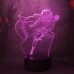 3D Illusion Lampe Led Nachtlicht Kreative Cartoon Comic Figur Tischlampe Uzumaki Naruto Vater Namikaze Minato Usb Buchse Nachttisch 7 Farbblitz Hauptdekoration Schlaf Beleuchtet - BJJUJME1