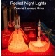 Nachtlicht2019 Neue Space-Shuttle-Lampe Und Mondlampen Im Nachtlicht Durch 3D-Druck Für Weltraumliebhaber Rocket Lamp-Shuttle Twisted Large Size - BPMWUQJQ