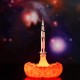 Nachtlicht2019 Neue Space-Shuttle-Lampe Und Mondlampen Im Nachtlicht Durch 3D-Druck Für Weltraumliebhaber Rocket Lamp-Shuttle Twisted Large Size - BPMWUQJQ