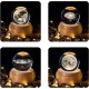 OurLeeme 3D Kristallkugel Spieluhr Kristallkugel mit Nachtlicht Spieluhr mit LED Projektionsleuchte Holzsockel für Weihnachten Geburtstags-Erntedankgeschenk Sonnensystem - BYSDXK8K