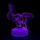 Unbekannt Drachenzähmen Dragons LED Licht mit Ohnezahn Schablone mit USB Kabel aufladbar dunkelblau - BICVB6DW