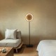 VERLEDK Vertikale integrierte Standardlampe der kreativen Persönlichkeit neue chinesische Stehlampe der ursprünglichen Kunst Wohnzimmer-Schlafzimmer-Arbeitszimmer-Beleuchtungs-vertikale Lampe für B - BOUFM3BK