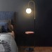 VERLEDK Vertikale USB-Ladelampe kabellos Nordic Light Luxus-Angellampe Standardlampe Landelampe Teetisch Schlafzimmer Nachttischlampe Stehlampe für Bekleidungsgeschäft Restaurant - BSALUN8J