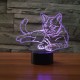 3D Schreibtischlampe Kätzchen Nacht Nachtlicht Touch Schalter 7 Farbe 3D Optische Tischlampe Wohnzimmer Schlafzimmer 3D Dekorative Lichter. Acryl Flat Und ABS Base Und USB Kabel Katze Spielzeug - BFWSM2N7