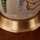 SDUYTDG 20-Zoll-asiatische Keramik-Bauernhaus-Tischlampe mit tonnenförmigem Schirm beige rustikale Dekorationslampe für zu Hause Schlafzimmer-Nachttischlampe Tischlampe für Arbeitszimmer - BPGKH5KN