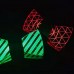Uonlytech Licht Up Fliege Acryl LED Fliege Glowing Fliege Neuheit Fliege Party Favors für Wen - BEIJYAW7