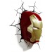 3D Light FX Marvel Iron Man Maske,3D-Deko LED-Wandleuchte - BXGIBQKK