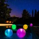 JOLAU Pool-faltender Beleuchtungs-Ball-wasserdichter faltender 10LED-Chip-Swimmingpool-schwimmender Ball-Licht-Fernbedienungs-Party-Dekoration - BAVDN2AN