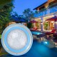 Omabeta Swimmingpool-Licht Edelstahl-Inground-Pool-Licht IP68 wasserdichte Schlagfestigkeit 35W für Pool-Dekoration - BQHXU2B3