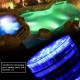 Uxsiya Pool-Lampe mehrfarbiges IP65-wasserdichtes Unterwasserlicht für Schwimmbecken SPA-Vasensockel für Aquarienteich-Heimdekorationen - BLQEB2HQ