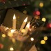 30er LED Kerzen mit Batterien Fernbedienung Timer Dim+-. 4 Programm IP64 Wasserdichte Kerzenlichter Flammenlose Weihnachtskerzen für Weihnachtsbaum Hochzeit Geburtstags Party-Warmes Weiß - BHHEA878