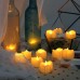 Erosway Flammenlose Kerzen realistisch Flackernde LED Teelichter elektrische Kerzen 300 Stunden Nonstop Leuchten mit Fernbedienung und 2 4 6 8 Stunden-Timer. Elfenbeinfarbe. 6 Stück Paket - BSXVY8K2
