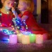 FREEPOWER 12er Wiederaufladbare LED Teelichter Farbwechsel mit Fernbedienung Timer Flackern Elektrische RGB Aufladbare Kerzen mit 2 USB-Kabel Deko für Weihnachten Halloween Party Familie - BMCDC3H6